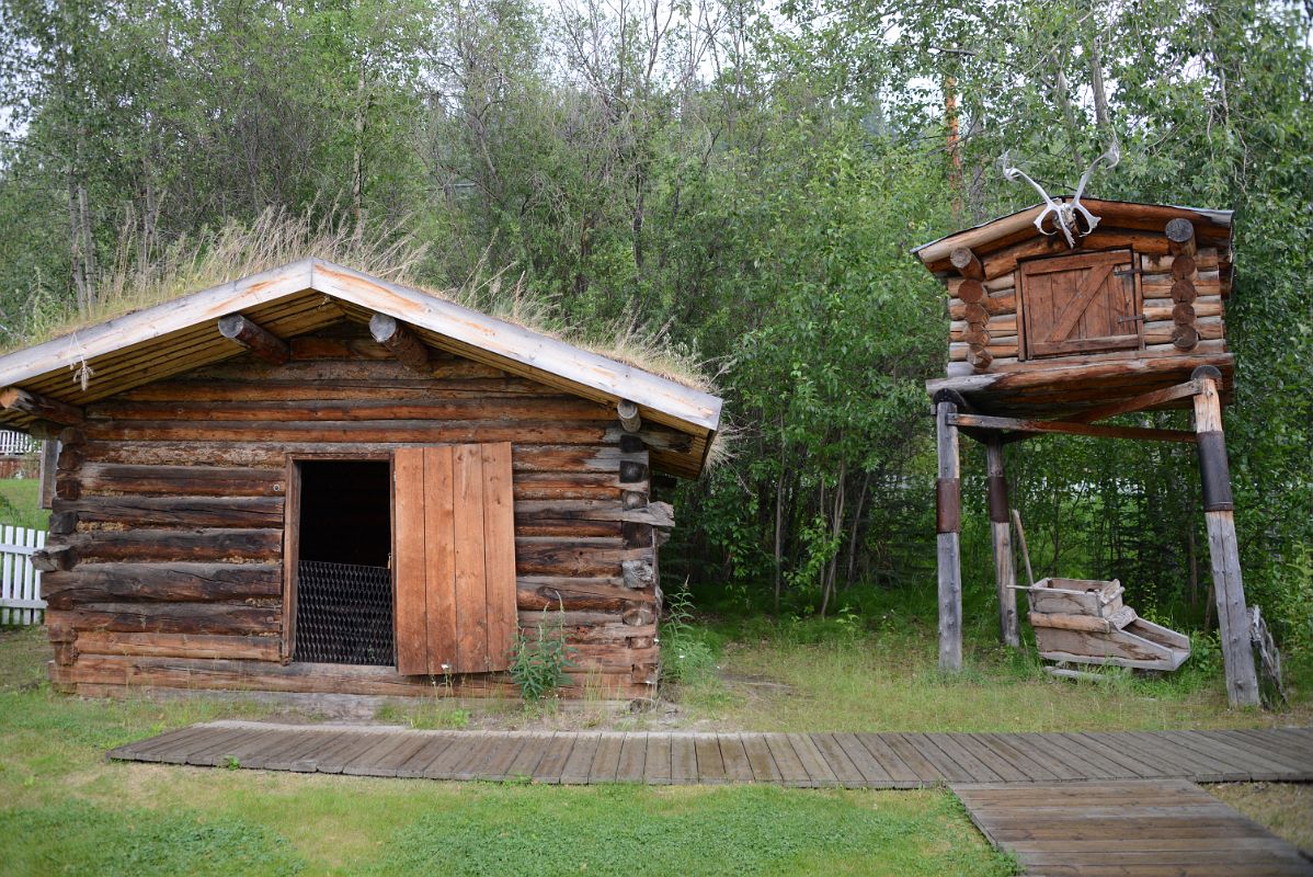 07A Cabin Of Jack London Who Arrived In The Klondike in 1897 In Dawson City Yukon